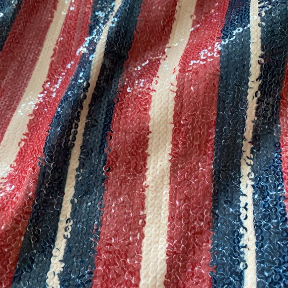 NWT! Zara Basic Sequin & Lace Striped Camisole women’s XL, stretch material. - Picture 11 of 15